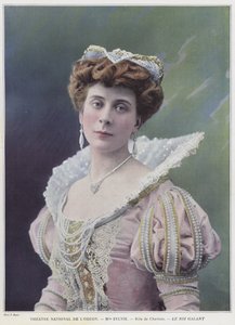 Mademoiselle Sylvie jako Charlotte v Le Roi Galant (barevné foto)