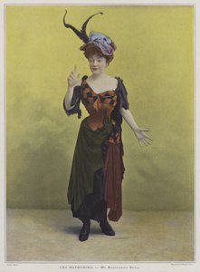 Marguerite Deval , francouzská herečka a operní pěvkyně (barevné foto)