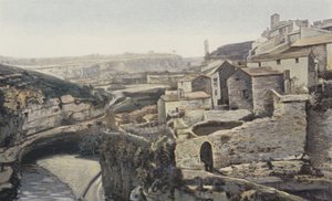 Minerve, Pohled z břehů Cesse od French Photographer
