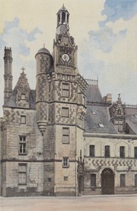 Montigny-le-Gannelon, zámek, schodišťová věž od French Photographer