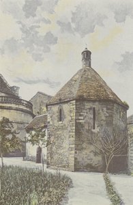 Montmorillon, Malý osmiúhelník, v zahradě Semináře od French Photographer