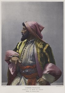 Mounet-Sully v titulní roli ve filmu Othello (barevné foto)