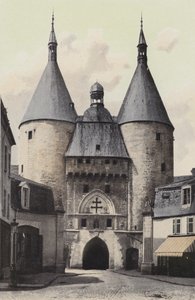 Nancy, Porte de la Graffe, vnitřní část města od French Photographer