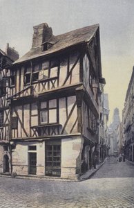 Nantes, Staré domy, rue de la Juiverie od French Photographer