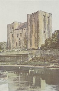 Niort, zámek, pohled z levého břehu Sevre-Niortaise od French Photographer