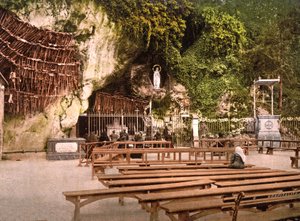 Panny Marie Lurdské, 1890-1900 od French Photographer