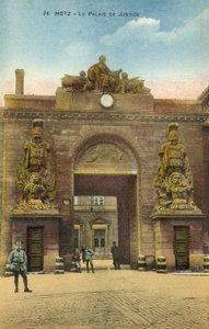 Justiční palác, Metz (barevné foto) od French Photographer