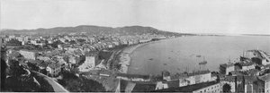 Panorama Cannes (černobílá fotografie) od French Photographer