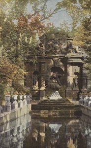 Paříž, Medicejská fontána v Lucemburské zahradě od French Photographer
