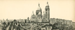 Paříž, Bazilika Nejsvětějšího Srdce Montmartru, Bazilika Nejsvětějšího Srdce od French Photographer