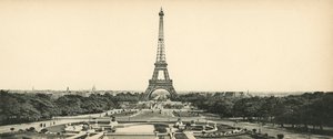 Paříž, Eiffelova věž a zahrady Champ-de-Mars, Eiffelova věž a zahrady Champ de Mars od French Photographer