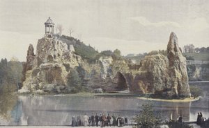 Paříž, park Buttes-Chaumont od French Photographer