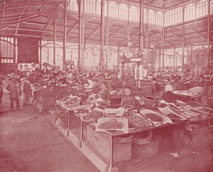 Paříž: The Grand Central Market (černobílá fotografie) od French Photographer