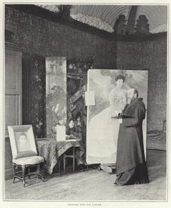 Paul-Albert Besnard ve své dílně od French Photographer