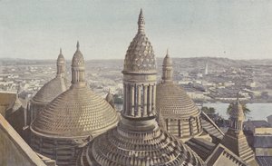 Perigueux, Saint-Front Cathedral, Cupolas při pohledu ze zvonice od French Photographer