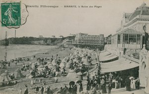 Malebný Biarritz - Biarritz, královna pláží. Pohlednice odeslána v roce 1913. od French Photographer