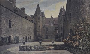 Ploubezre, Chateau de Kergrist, Společně na čestném dvoře od French Photographer