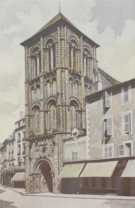 Poitiers, kostel Saint-Porchaire, zvonice od French Photographer
