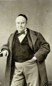 Portrét Charlese Augustina Sainte Beuve (1804 - 1869) (Sainte-Beuve), spisovatel, novinář a literární kritik. od French Photographer