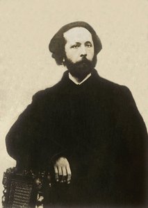Portrét Edouarda Lala (1823-1892), francouzského skladatele. Fotografie, konec 19. století, Paříž. od French Photographer
