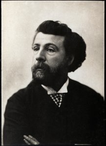 Portrét Edouarda Paillerona (1834-1899), francouzského básníka a dramatika. od French Photographer