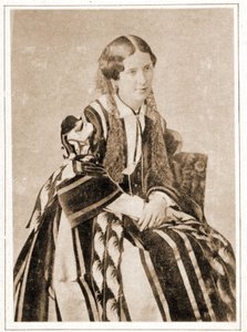 Portrét Elisabeth Felix zvané Mademoiselle Rachel v roce 1851, francouzský tragéd (1821 - 1858) od French Photographer