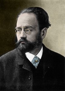 Portrét Emila Zoly (1840-1902), francouzského spisovatele. od French Photographer