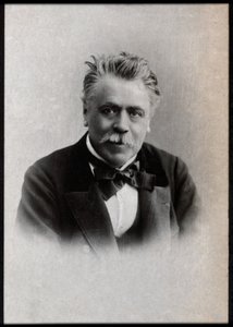 Portrét Henriho Francoise Becqueho (1837-1899), francouzského dramatika. od French Photographer