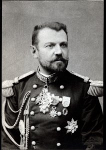 Portrét Henri Joseph Brugere (1841-1918), francouzský generál. od French Photographer