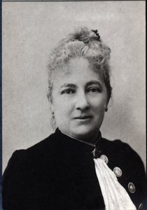 Portrét Juliette Adamové (1836-1936), francouzské spisovatelky a feministky. od French Photographer