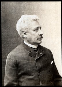 Portrét Oliviera Metra (1830-1889), francouzského dirigenta a skladatele. od French Photographer