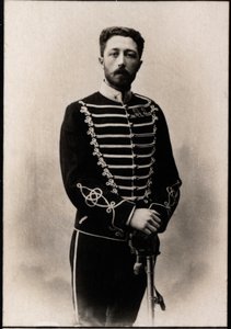 Portrét prince Eugena Švédského (1865-1947). od French Photographer