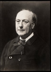 Portrét Theodora de Banville (1823-1891), francouzského básníka. od French Photographer