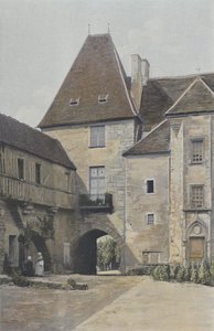 Přeměř, Starý zámek, strana nádvoří od French Photographer