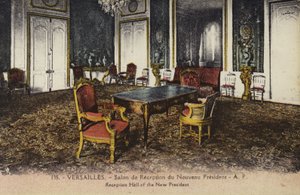Přijímací sál nového prezidenta, palác ve Versailles (barevné foto) od French Photographer