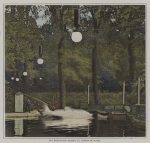 Horská dráha v Jardin de Paris (barevné foto) od French Photographer