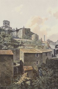 Royat, kostel a údolí Tiretaine od French Photographer