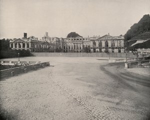 Ruiny paláce St Cloud (černobílá fotografie) od French Photographer