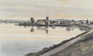 Saint-Laurent-en-Grandvaux, jezero opatství od French Photographer