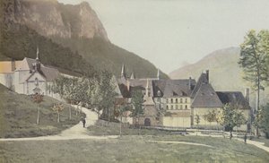 Saint-Pierre-de-Chartreuse, klášter Grande-Chartreuse, vchod od French Photographer