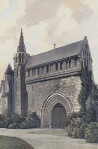 Sainte-Radegonde, pozůstatky opatství Marmoutier od French Photographer
