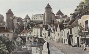 Semur, Pohled na břeh Armanconu od French Photographer