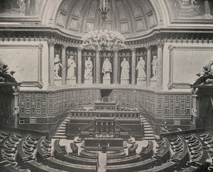 Sněmovna Senátu, Lucemburský palác (č/b foto) od French Photographer