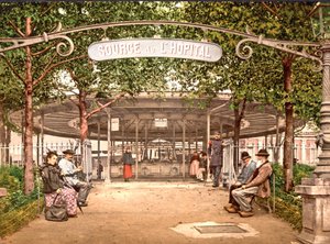 Zdroj nemocnice, Vichy, 1890-1900 od French Photographer