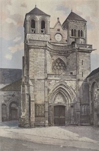 Souvigny, Kostel, Fasáda O od French Photographer