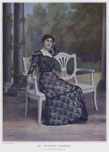 Suzanne Despres , francouzská herečka (barevné foto)