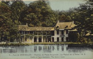 Královnin dům, Hamlet Marie Antoinetty, Versailles (barevné foto) od French Photographer