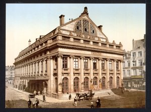 Divadlo, Lille, Francie, vydáno kolem roku 1895 od French Photographer