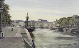 Vannes, přístav a promenáda Rabine od French Photographer