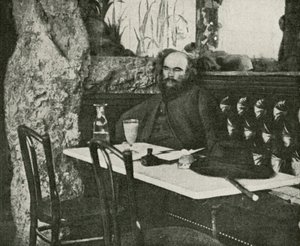 Verlaine, básník absinthu (černobílá fotografie) od French Photographer